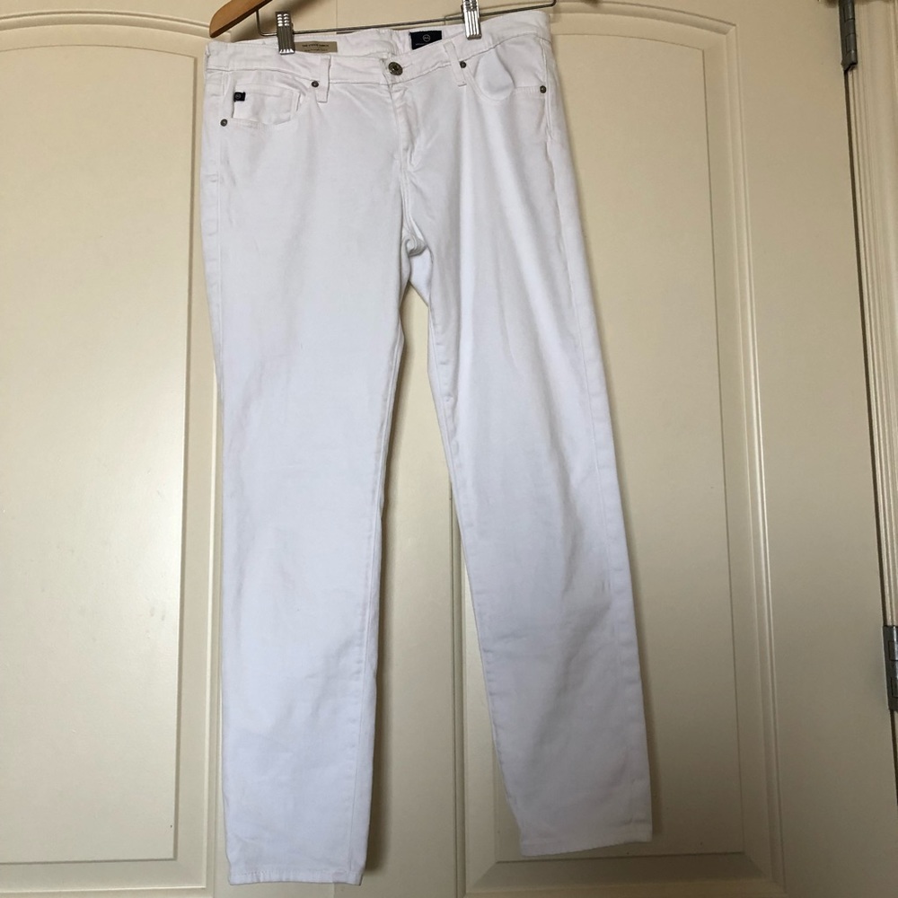 Sz 30 AG White Jeans